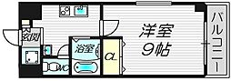 ルミエール姫里 1Kの間取図画像