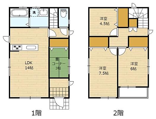 間取り 第4下田島平松モデル3号地