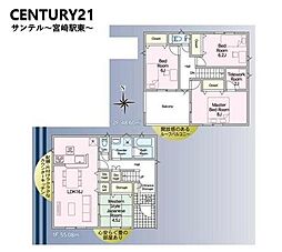 宮崎県北諸県郡三股町大字樺山1号棟 2階建