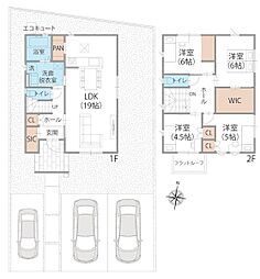 宮崎市島之内2期新築戸建 1号棟