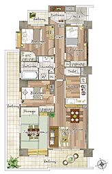 間取図画像 4LDK