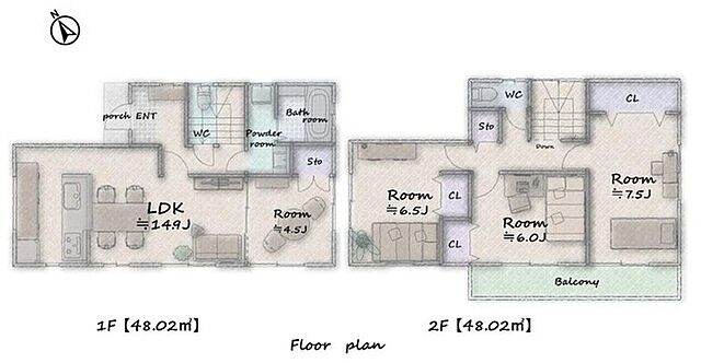 間取り 立川市若葉町3丁目