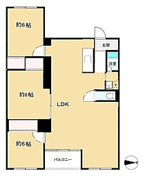 間取図画像 3LDK
