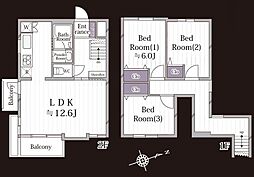 間取図画像 3LDK