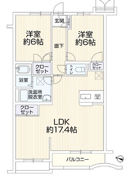 正しく管理するとフローリングは長持ち、全室洋室のプランは最近のスタンダード 