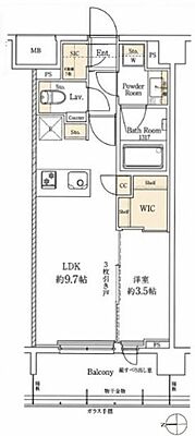 間取り グラサージュ武蔵境アヴニール 3階/-
