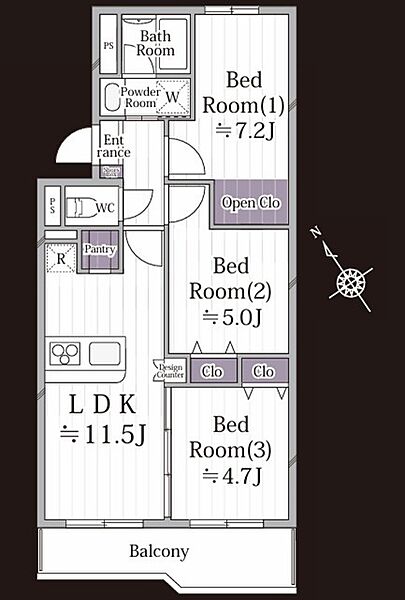 間取りを拡大表示