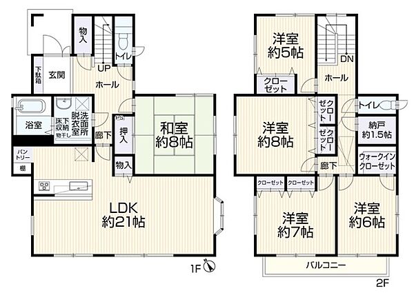 間取りを拡大表示