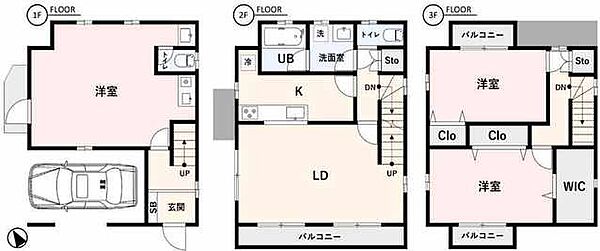 間取りを拡大表示