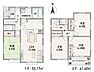 間取り：南向きリビング、全部屋6帖以上、収納も完備したゆとりある4LDK