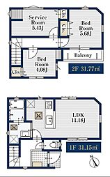 西東京市南町2丁目 新築戸建 1号棟