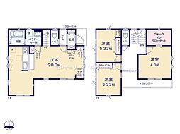 川越市今成R5-1.2　新築分譲住宅　全2棟　1号棟