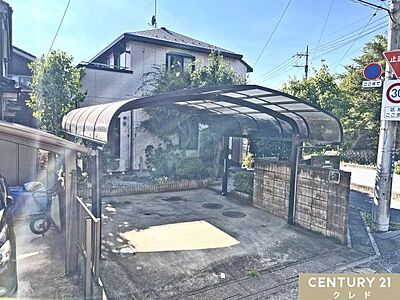 外観：積水ハウス施工！角地に佇むメーターモジュールの5SLDK！ゆとりを感じる動線は子育て世代のご家族など幅広い世帯のご家族にもオススメです。