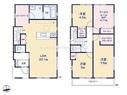 川越市山田1期　新築分譲住宅　全2棟　2号棟