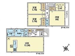鶴ヶ島市中新田第6 新築一戸建て
