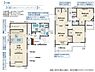 間取り：全居室6帖超の3（4）LDK！キッチン背面には大容量パントリー付き。ゆとりある洗面室で家事効率もアップ！