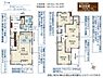 間取り：LDKは広々19帖！家族とのつながりを感じるオープンなペニンシュラキッチン。将来のライフスタイルに応じて3→4LDKに間取り変更可能。