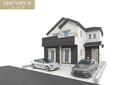 外観：【外観完成予想図】メールでの資料請求のみでも大歓迎！まずはお気軽に資料請求から！※イメージとは異なる場合もございます。