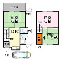 栄長屋貸家  ｜ 滋賀県野洲市栄（賃貸一戸建3DK・--・40.39㎡） その2