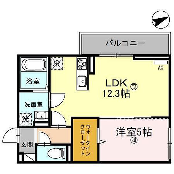 アリア大江 ｜滋賀県大津市大江１丁目(賃貸アパート1LDK・3階・42.79㎡)の写真 その2