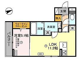 メゾンクレール安養寺  ｜ 滋賀県栗東市安養寺６丁目（賃貸アパート1LDK・3階・42.69㎡） その2