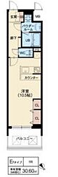 クレアドーレ南草津 ワンルームの間取図画像