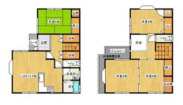 間取り 岩出市中島17-24