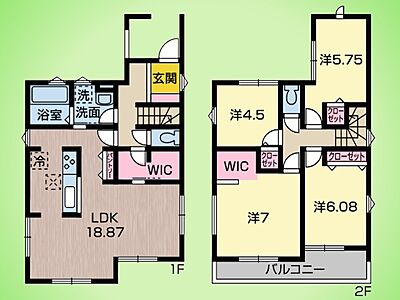 間取り：○間取り図○