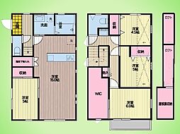 町田市図師町 戸建て 4LDKの間取り