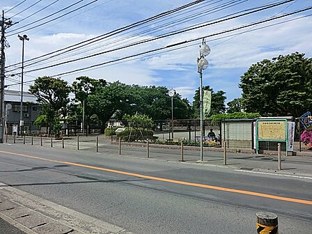 慰霊塔公園　距離約300m
