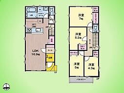 八王子市上野町 戸建て 3号棟