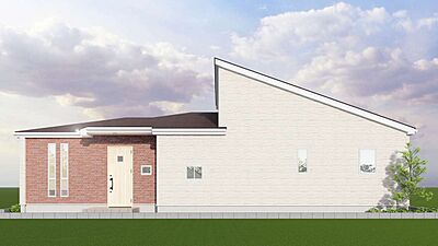 外観:シンプルな片流れ屋根の一戸建て住宅の外観です 外観:シンプルな片流れ屋根の一戸建て住宅の外観です