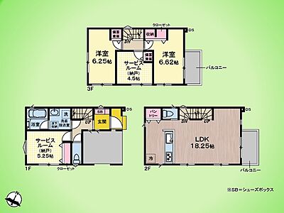 間取り:○間取り図○ 間取り:○間取り図○