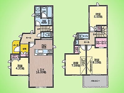 間取り：○間取り図○