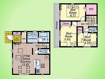 間取り：○間取り図○