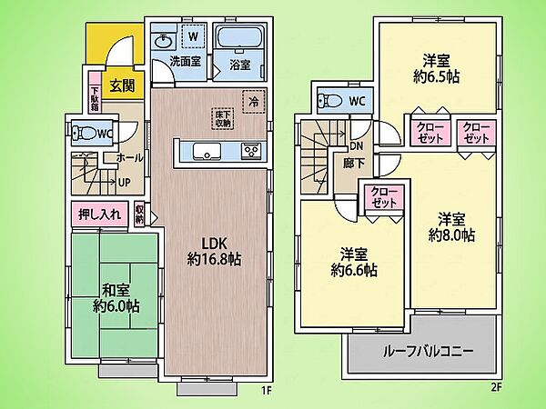 間取りを拡大表示