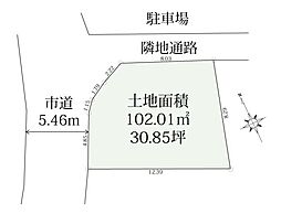 厚木市飯山南5 土地