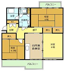 物件の間取り