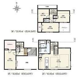 八王子市本町新築一戸建て・全2棟 1号棟