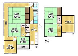 京都市山科区日ノ岡夷谷町　中古戸建 6Kの間取り