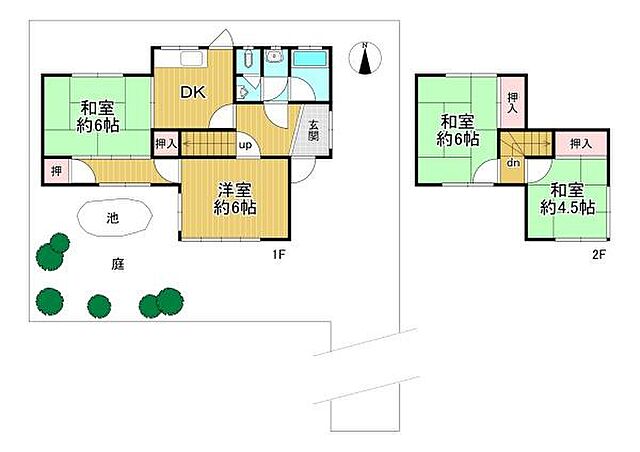 間取り 京都市山科区椥辻中在家町
