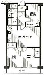 本厚木スカイハイツ 3LDKの間取図画像