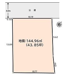海老名市中新田3丁目 売地 建築条件なし