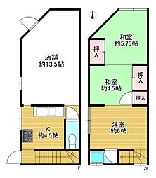 門真市野里町 店舗付住宅