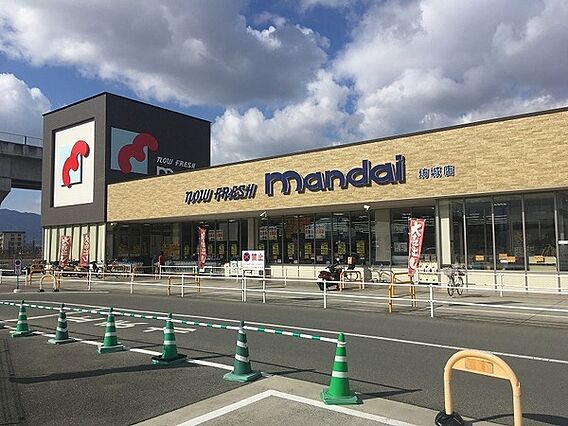 万代坊城店まで...