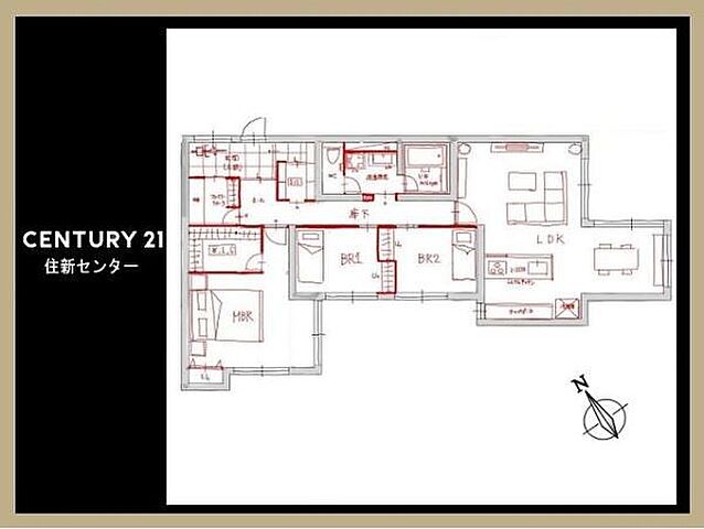 間取り アビターレ目白 1階/-