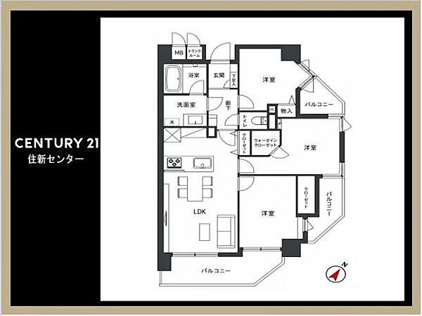 間取りを拡大表示