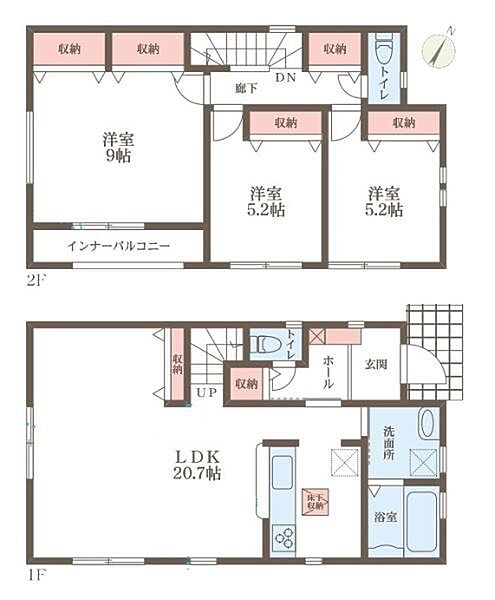 間取りを拡大表示