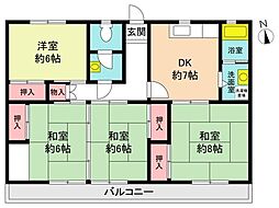 白山住宅 1号棟