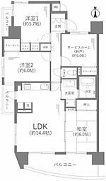 間取図画像 3SLDK
